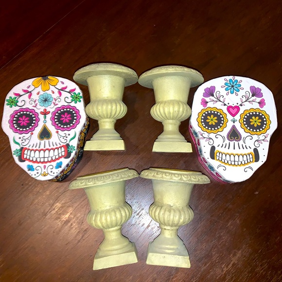 NWT’s Lancaster Market Set of 4 Candle🕯Holder’s &/Or Set of 4 Mini Planter’s🪴 - Picture 1 of 16